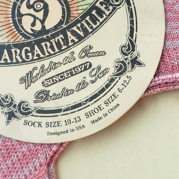 Margaritaville Loafer Socks 3 Pairs Shoe Size 6-12.5 - Picture 3 of 6